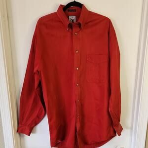 Faconnable Red Casual Button Down Shirt